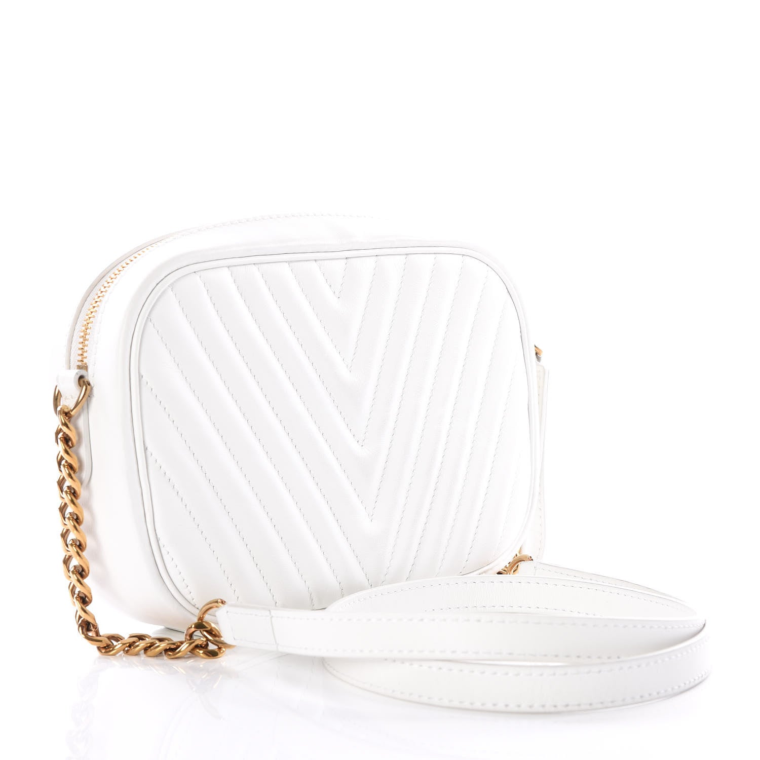 Louis Vuitton Calfskin New Wave Camera Bag White 2 of 14