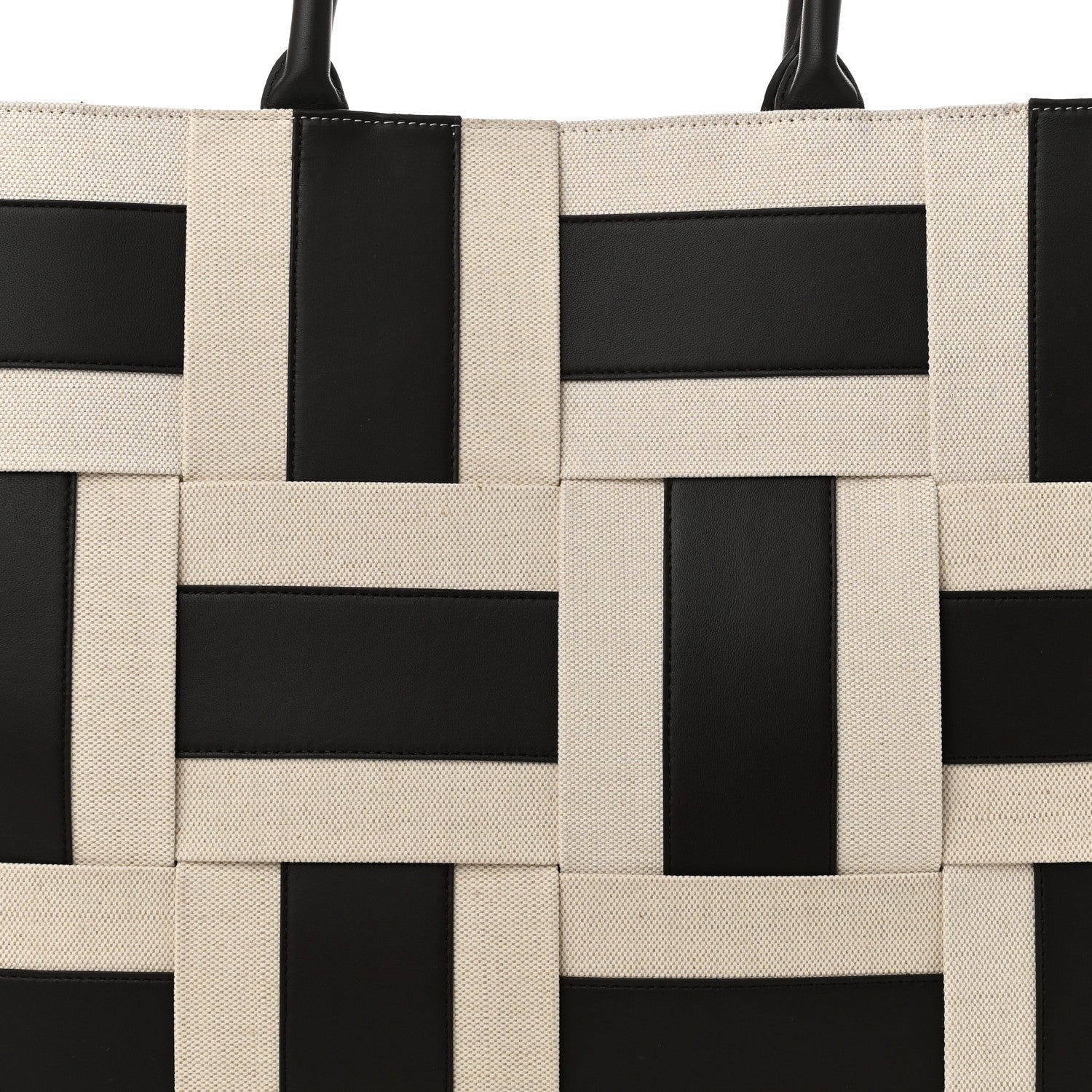 Bottega Veneta Canvas Nappa Maxi Intrecciato Large Arco Tote Natural Fondant 8 of 10