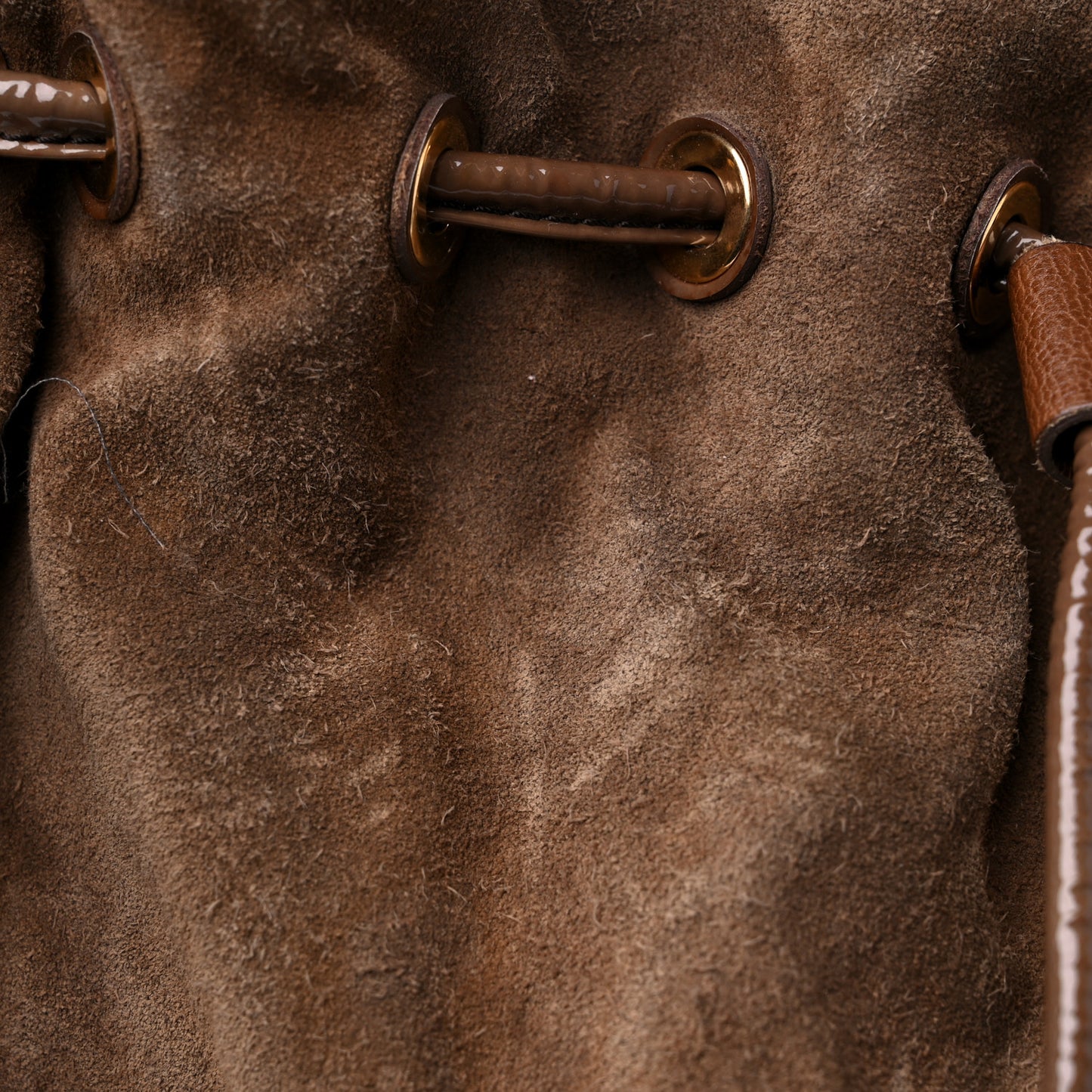 Suede Patent Monogram Irene Brown