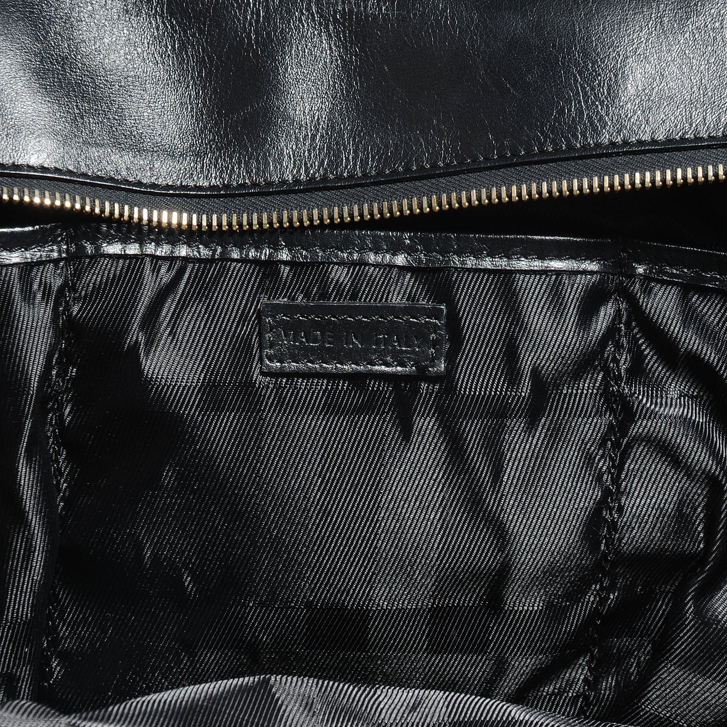 Leather XL Manor Tote Black