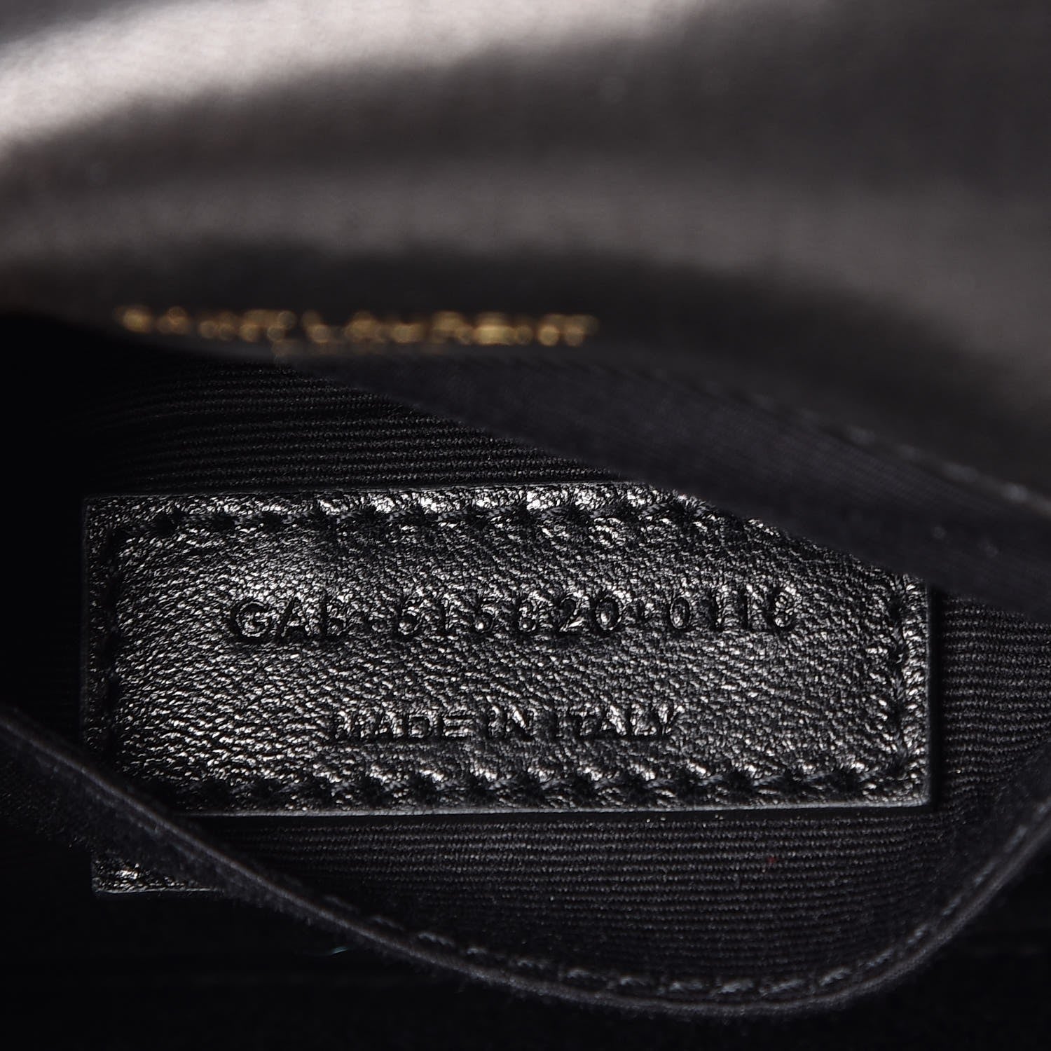 Saint Laurent Lambskin Patchwork Monogram Small Jamie Black 9 of 9