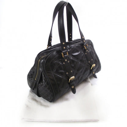 Marc Jacobs Leather Quilted Emily Bowler Black 3 of 12