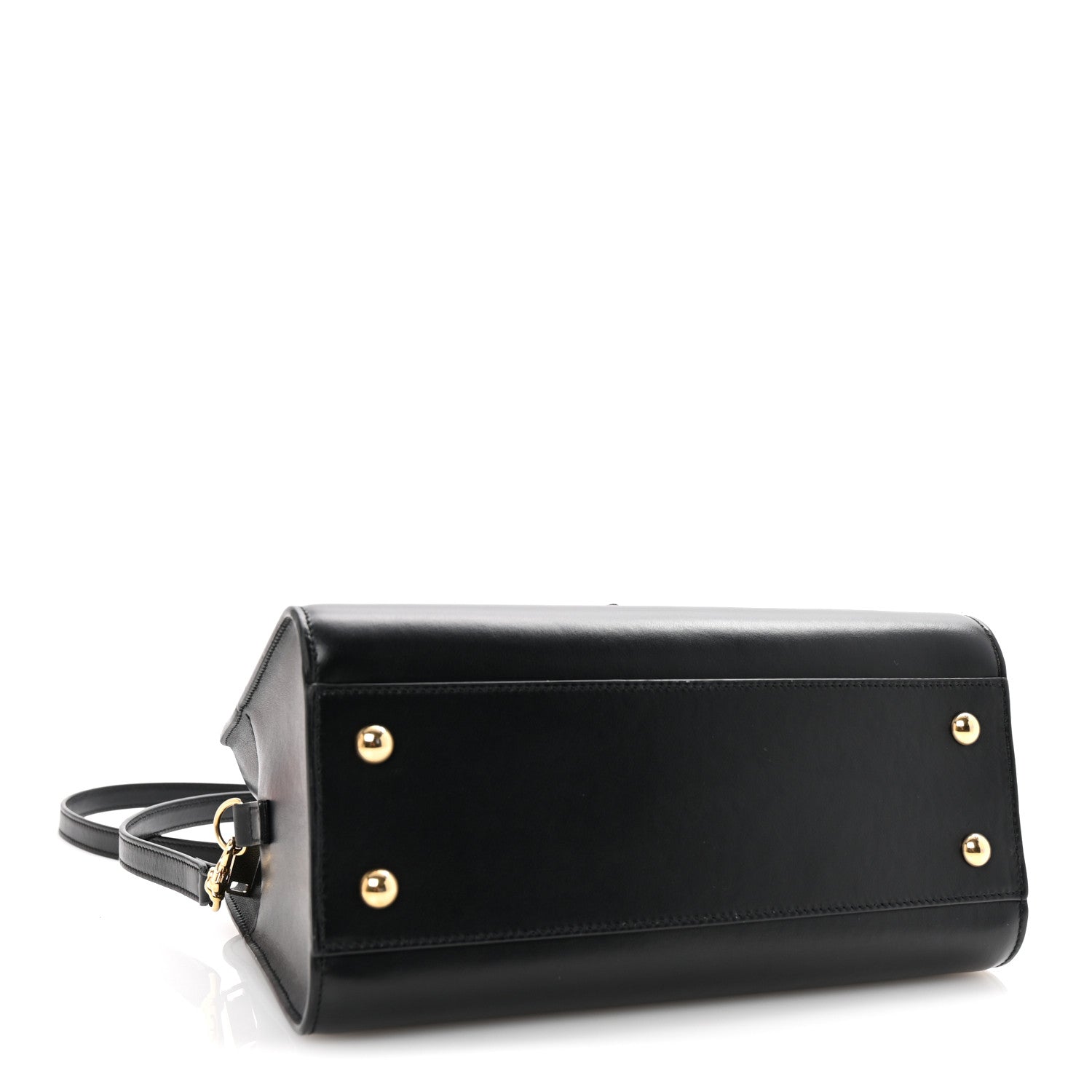 Saint Laurent Calfskin Monogram Baby Cabas Black 4 of 9