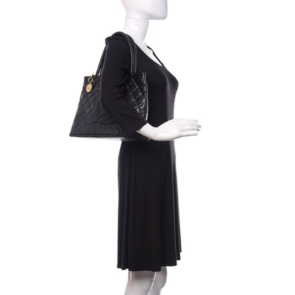 Chanel Caviar Quilted Medallion Tote Black 2 of 9