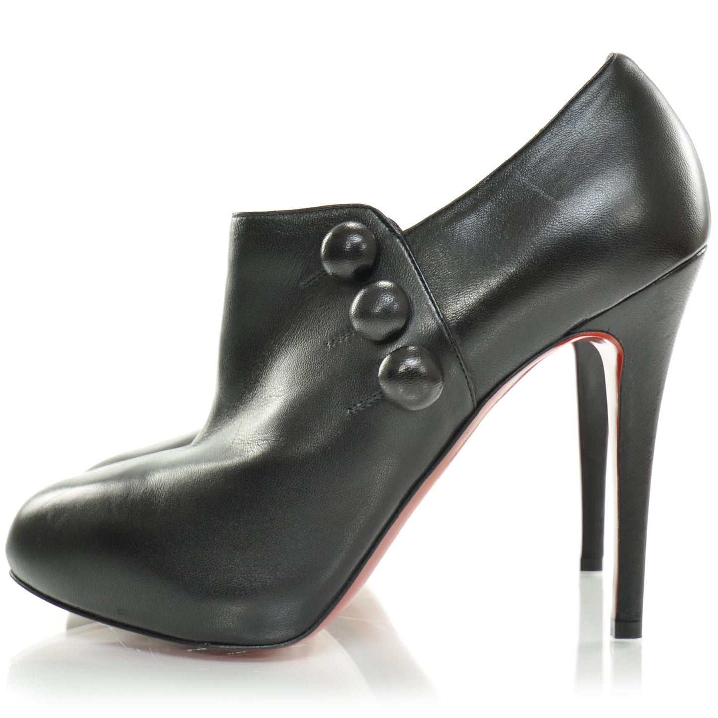 Leather C est Moi 120 Booties 39 Black