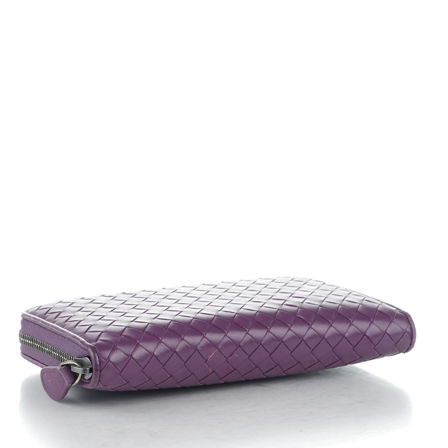 Nappa Intrecciato Zip Around Wallet Monalisa