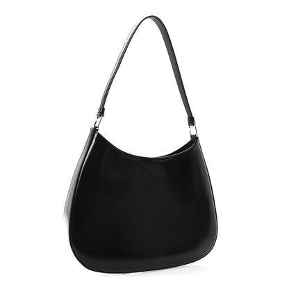 Prada Spazzolato Cleo Shoulder Bag Black 3 of 11