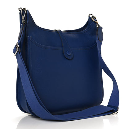 Hermes Epsom Evelyne III PM Bleu Electrique 2 of 16
