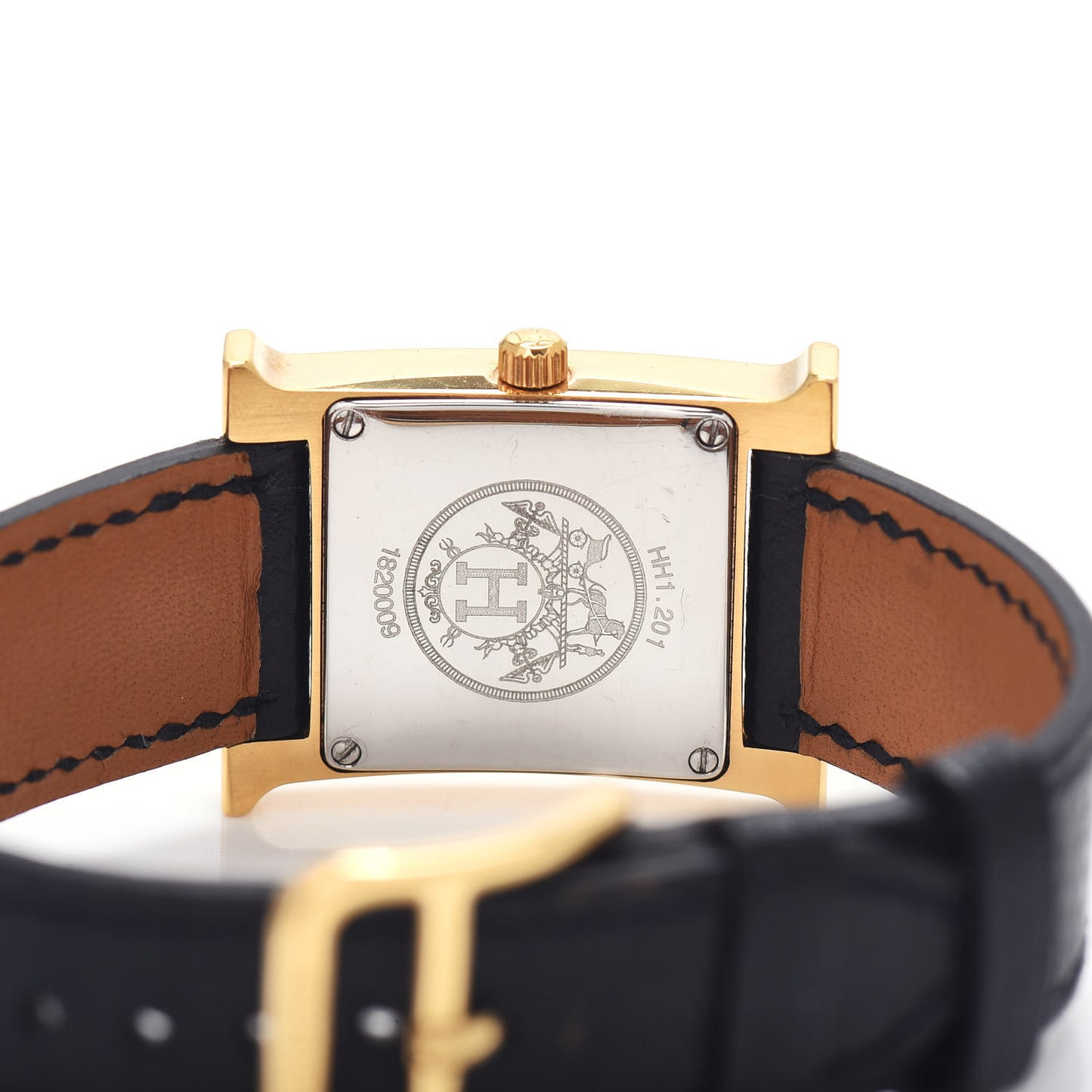 Stainless Steel Courchevel 21mm Heure H Hour Quartz Watch Noir