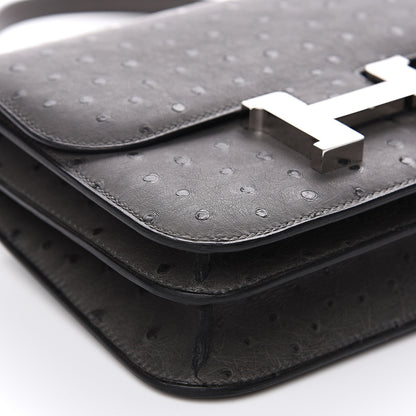 Hermes Ostrich Constance 18 Graphite 13 of 15