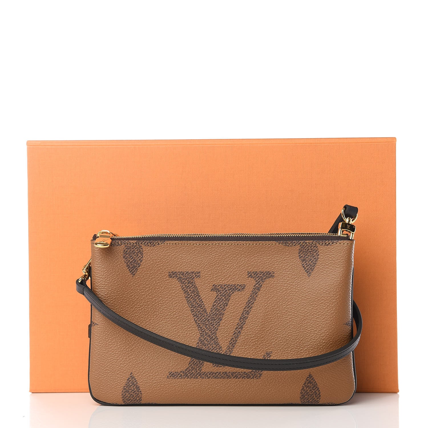 Louis Vuitton Reverse Monogram Giant Double Zip Pochette 10 of 10