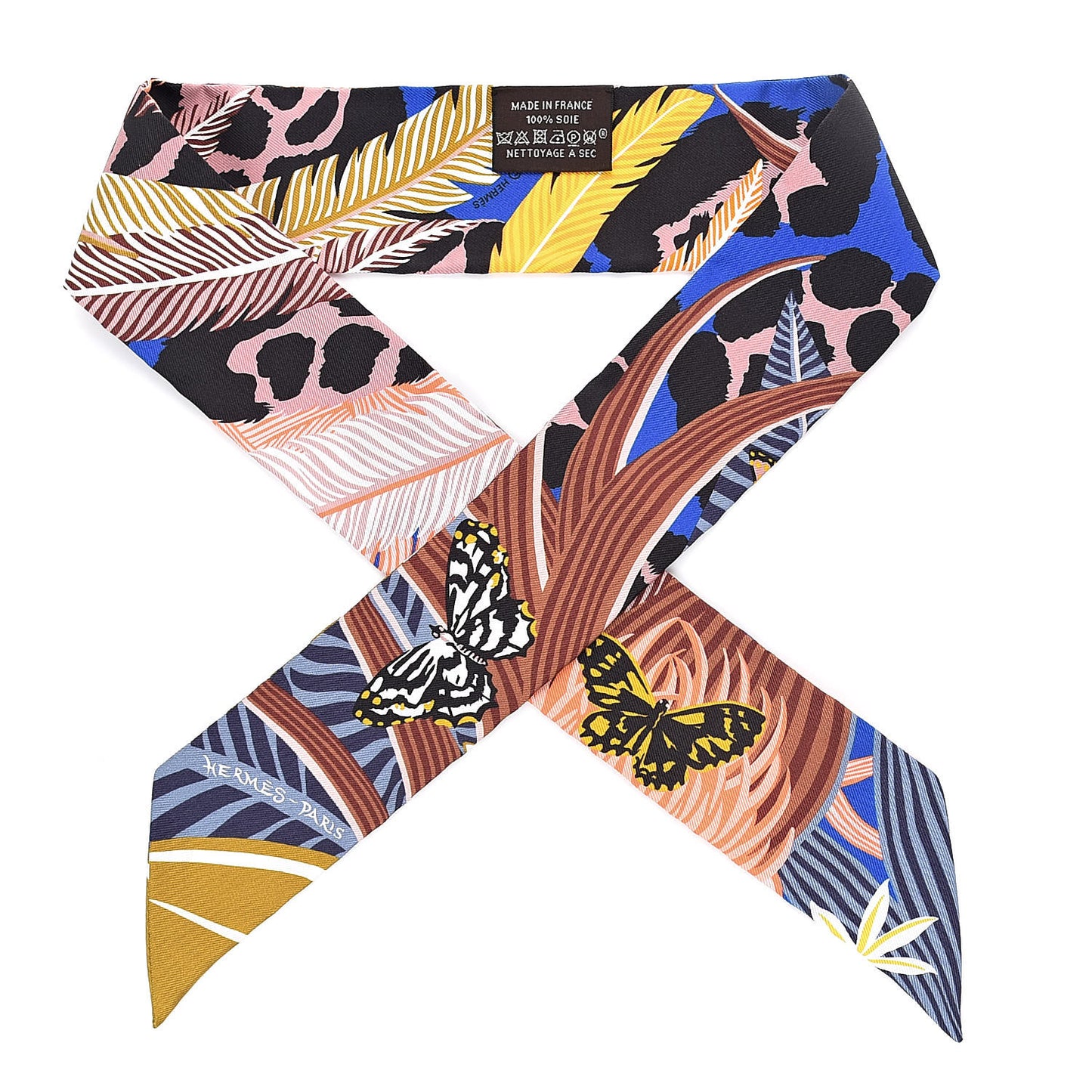 Silk Jaguar Quetzal Twilly Bleu Roy Brun Saumon