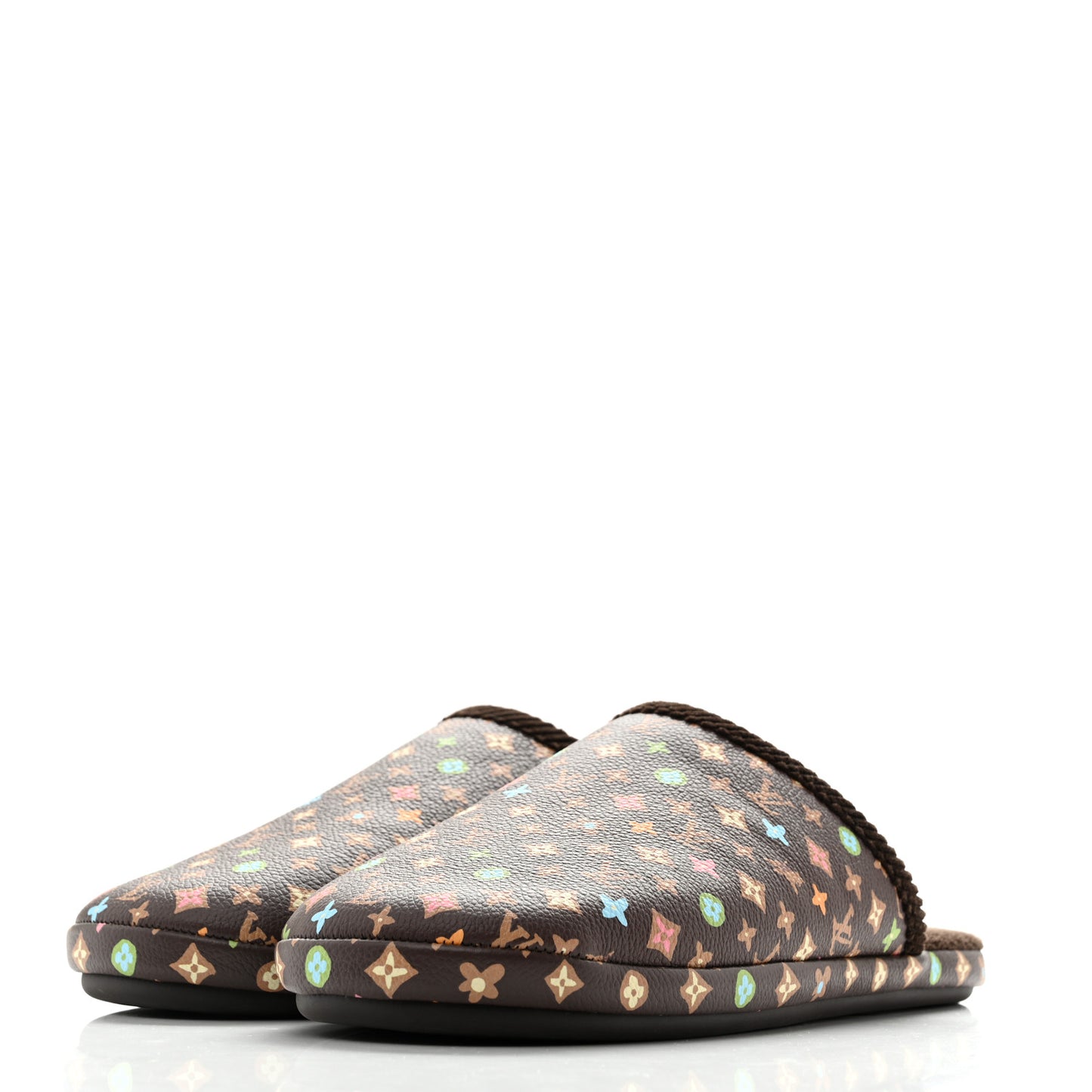 X TYLER THE CREATOR Monogram Craggy LV Palace Mens Slippers 8 Mocha
