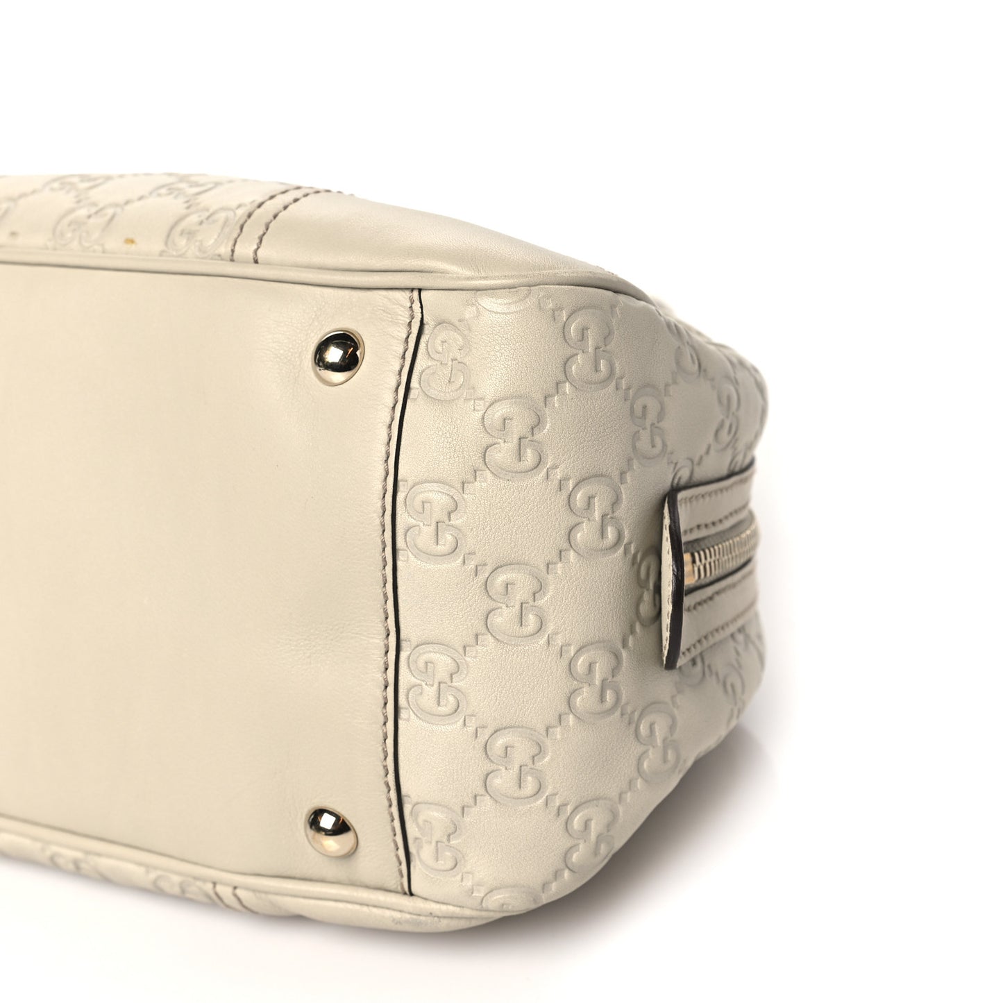 Guccissima Small Princy Satchel Off White