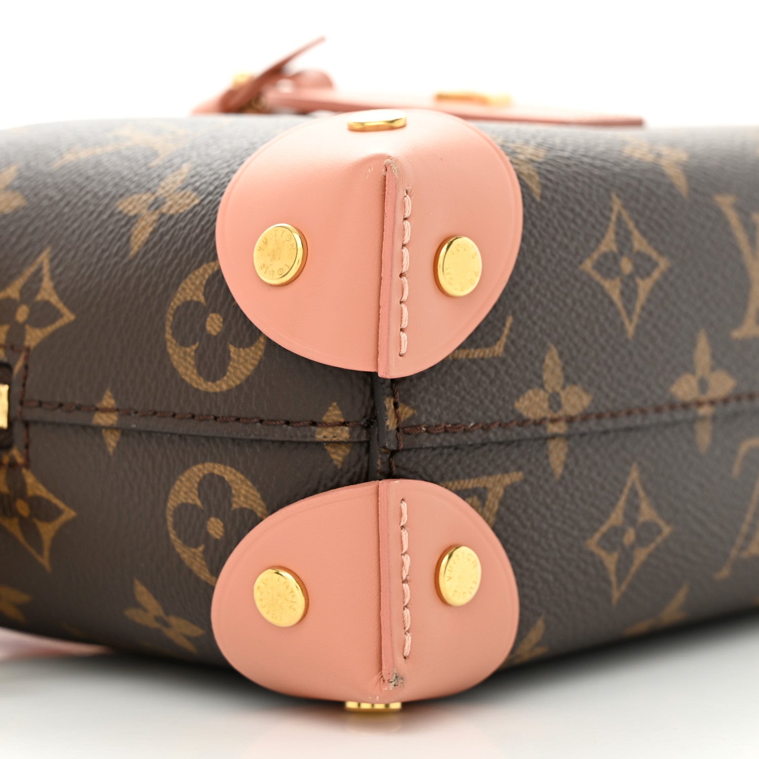 Louis Vuitton Monogram Petite Malle Souple Peach 9 of 11