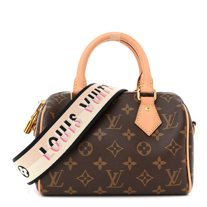 Louis Vuitton Monogram Speedy Bandouliere 20 Black 1 of 12