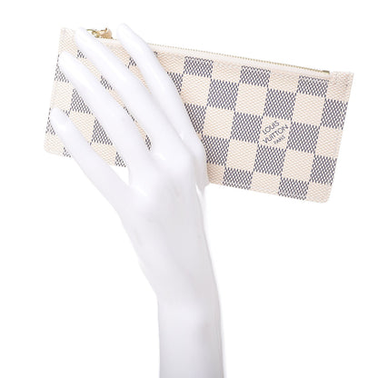 Louis Vuitton Damier Azur Josephine Wallet Zippered Insert 2 of 6