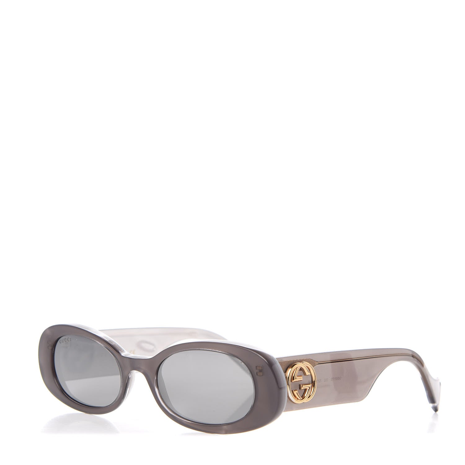 Gucci Acetate Oval Sunglasses GG0517S Grey 1 of 7