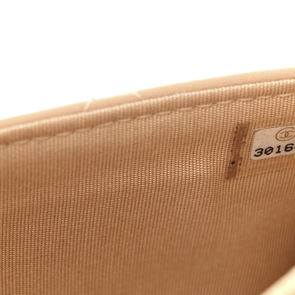 Chanel Lambskin Quilted Trendy CC Wallet On Chain WOC Beige 8 of 12