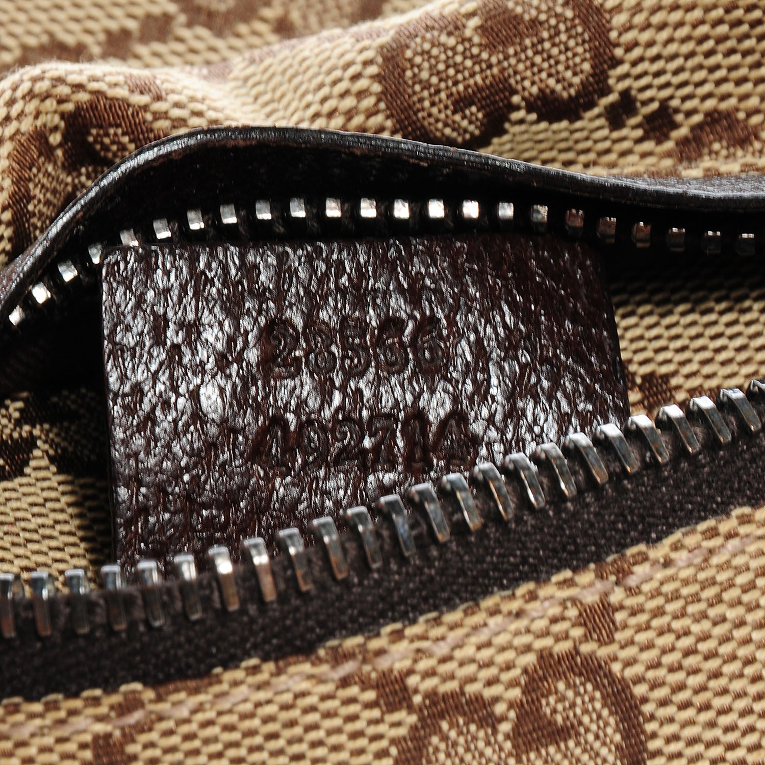 Gucci GG Monogram Web Double Pocket Belt Bag Dark Brown 7 of 8