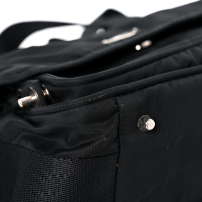 Prada Tessuto Nylon Messenger Bag Black 7 of 19