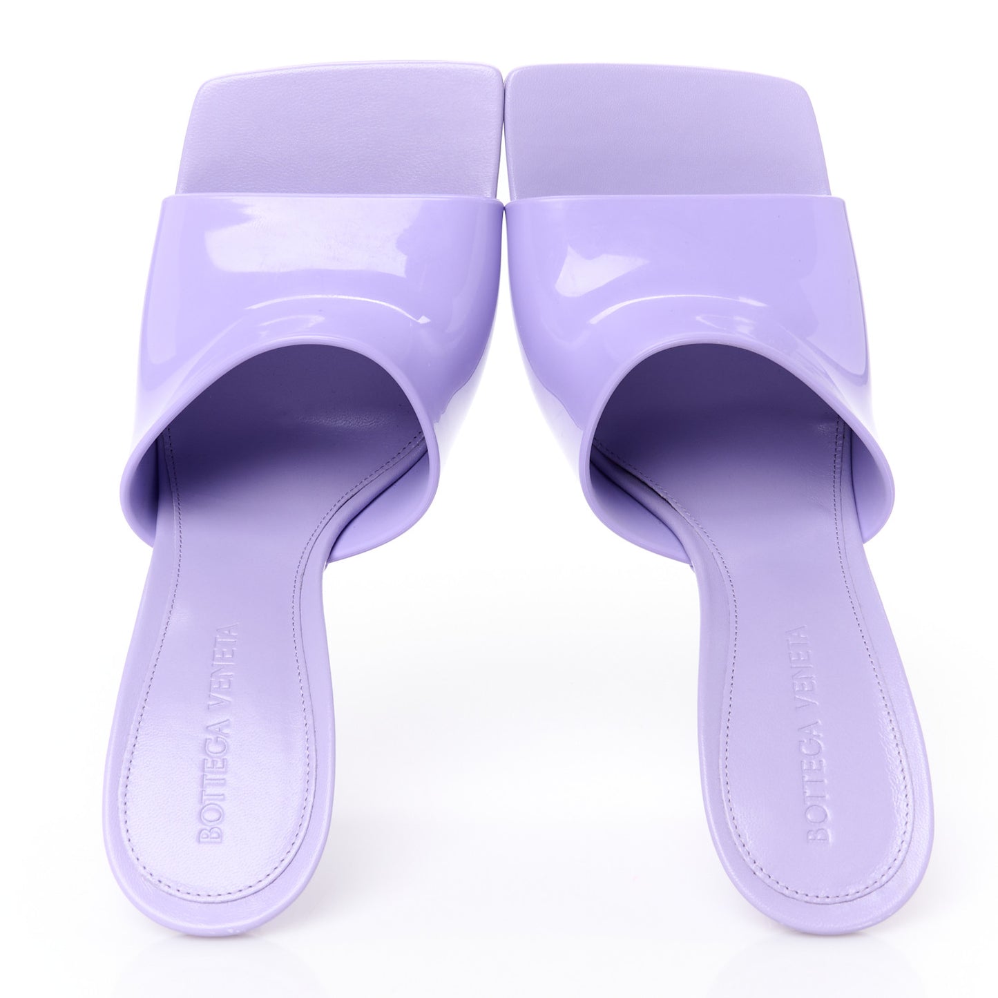 Rubber Mule Sandals 37 Purple