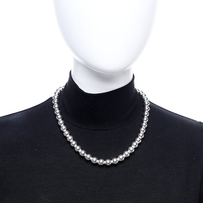 Tiffany Sterling Silver 10mm Hardwear Ball Necklace 2 of 6