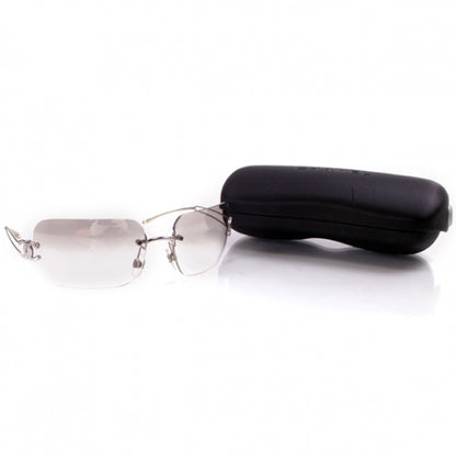 Chanel Frameless CC Logo Sunglasses Clear 4 of 8