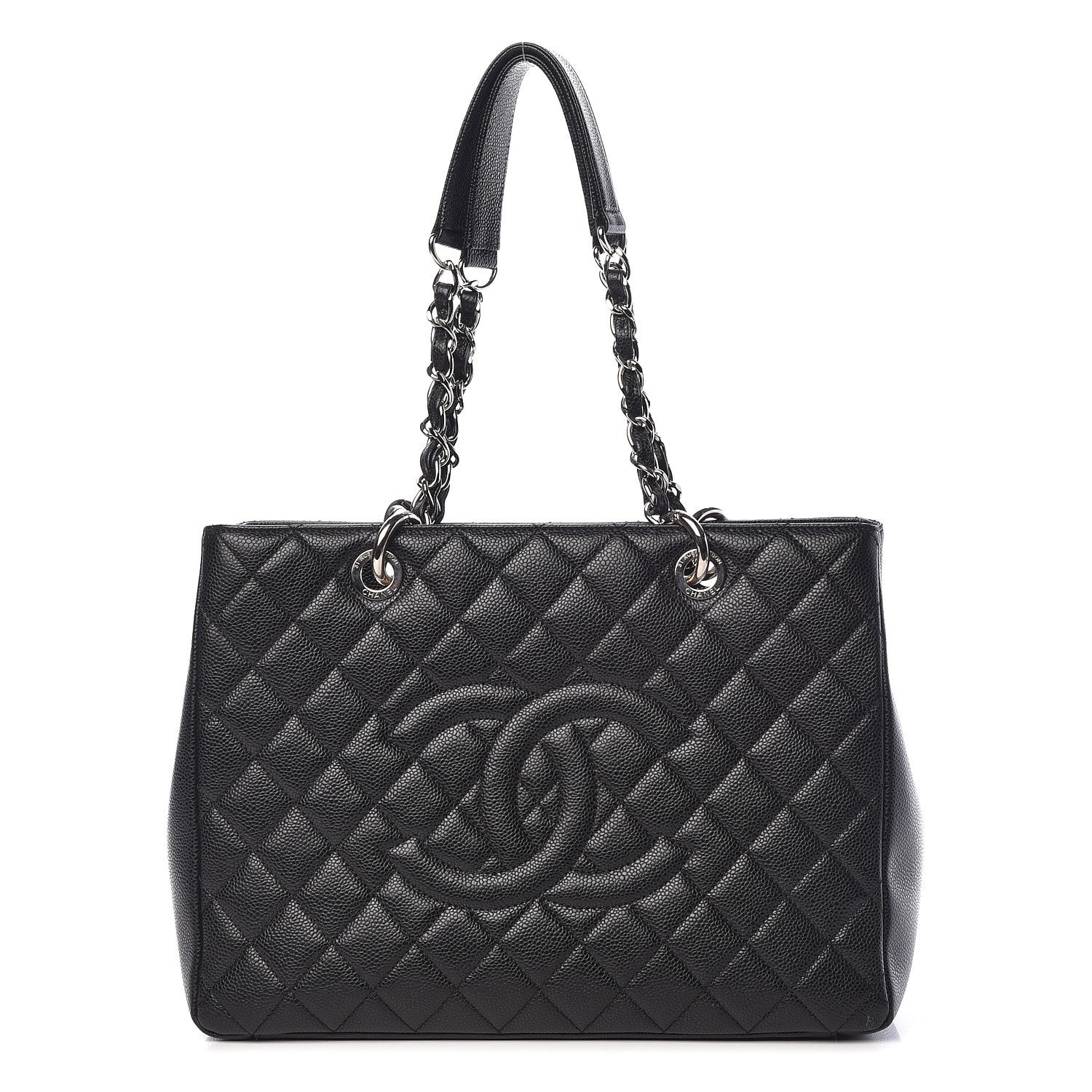 Chanel Caviar Quilted Grand Shopping Tote GST Black 1 of 11
