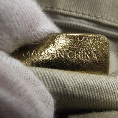 Burberry Leather Flat Portrait Tote Gold 10 of 11
