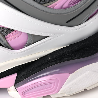 Balenciaga Mesh Rubber Bi-Color Womens Track Sneakers 40 White Pink Grey 8 of 9