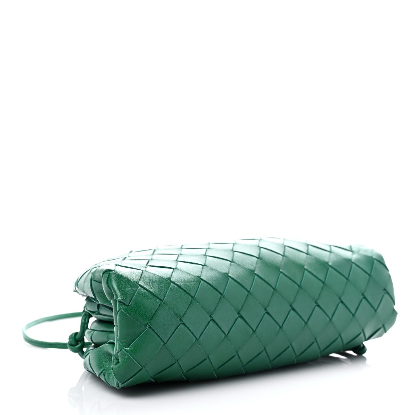 Nappa Intrecciato The Mini Pouch Racing Green