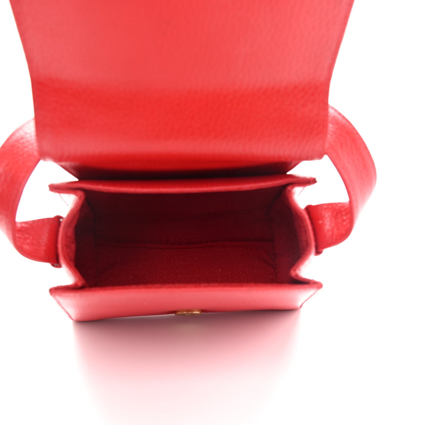 Calfskin Crossbody Bag Red