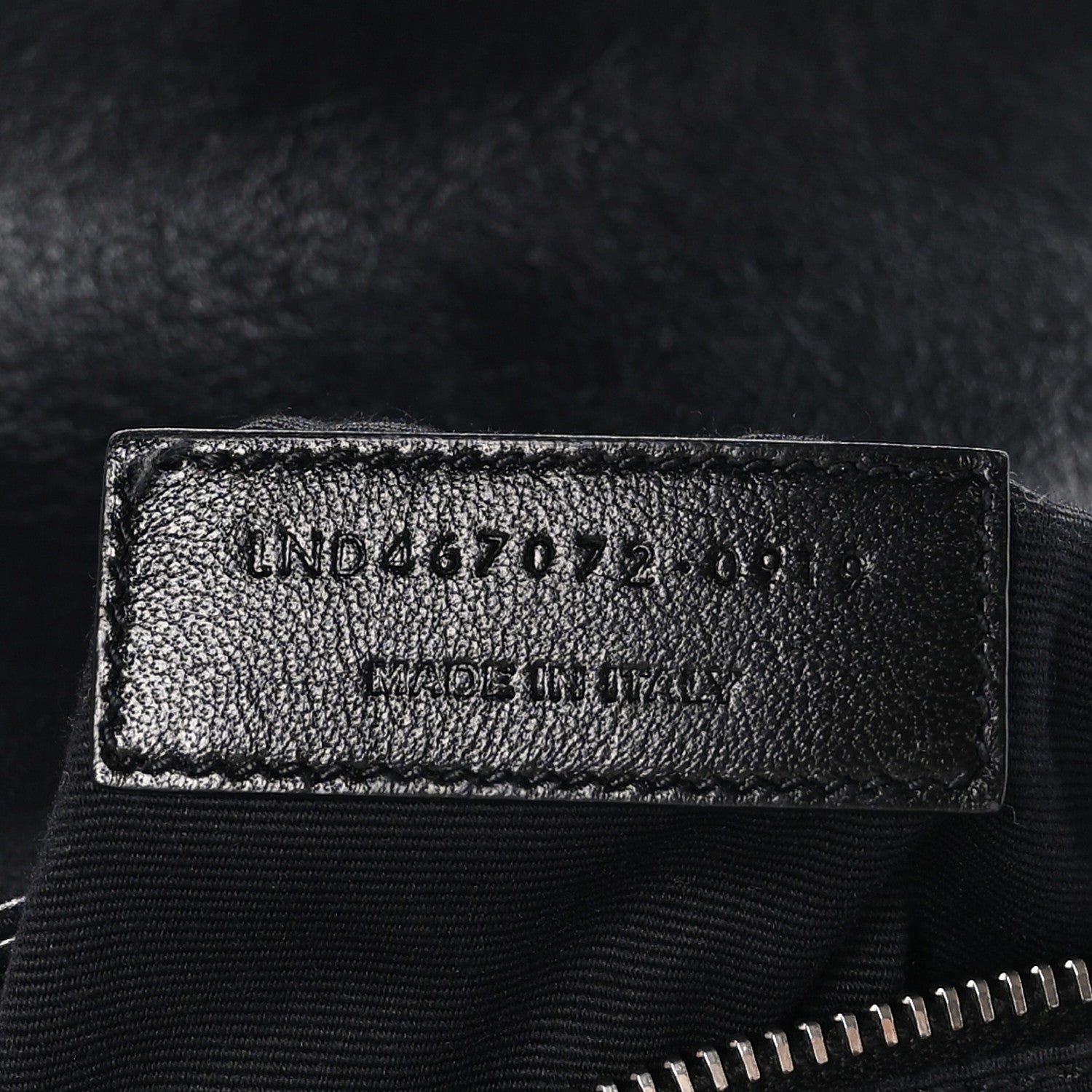 Saint Laurent Calfskin Y Quilted Monogram Toy Loulou Crossbody Bag Black 7 of 9
