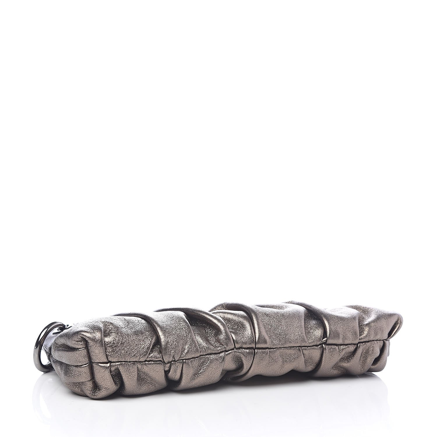 Gucci Metallic Calfskin Bamboo Tassel Clutch Gold 4 of 9