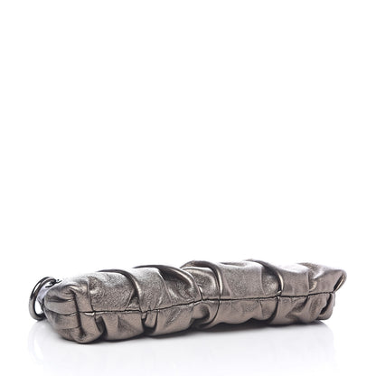 Gucci Metallic Calfskin Bamboo Tassel Clutch Gold 4 of 9