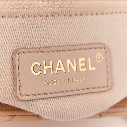 Chanel Caviar Quilted Large Coco Handle Flap Beige 7 of 15