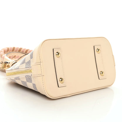 Louis Vuitton Damier Azur Braided Alma BB 4 of 9