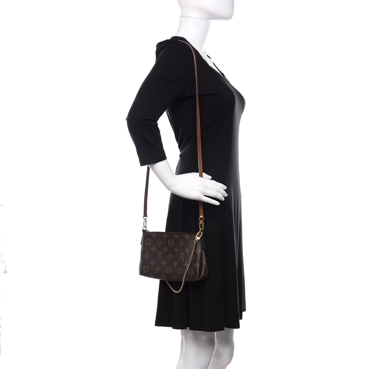 Monogram Pallas Clutch Black