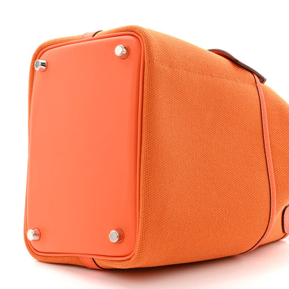 Hermes Toile Goeland Swift Cargo Picotin Lock 18 Orange 9 of 11