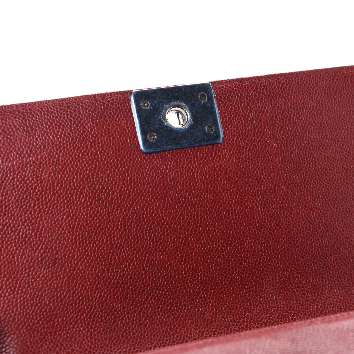 Chanel Caviar Quilted Medium Boy Flap Dark Red 10 of 15