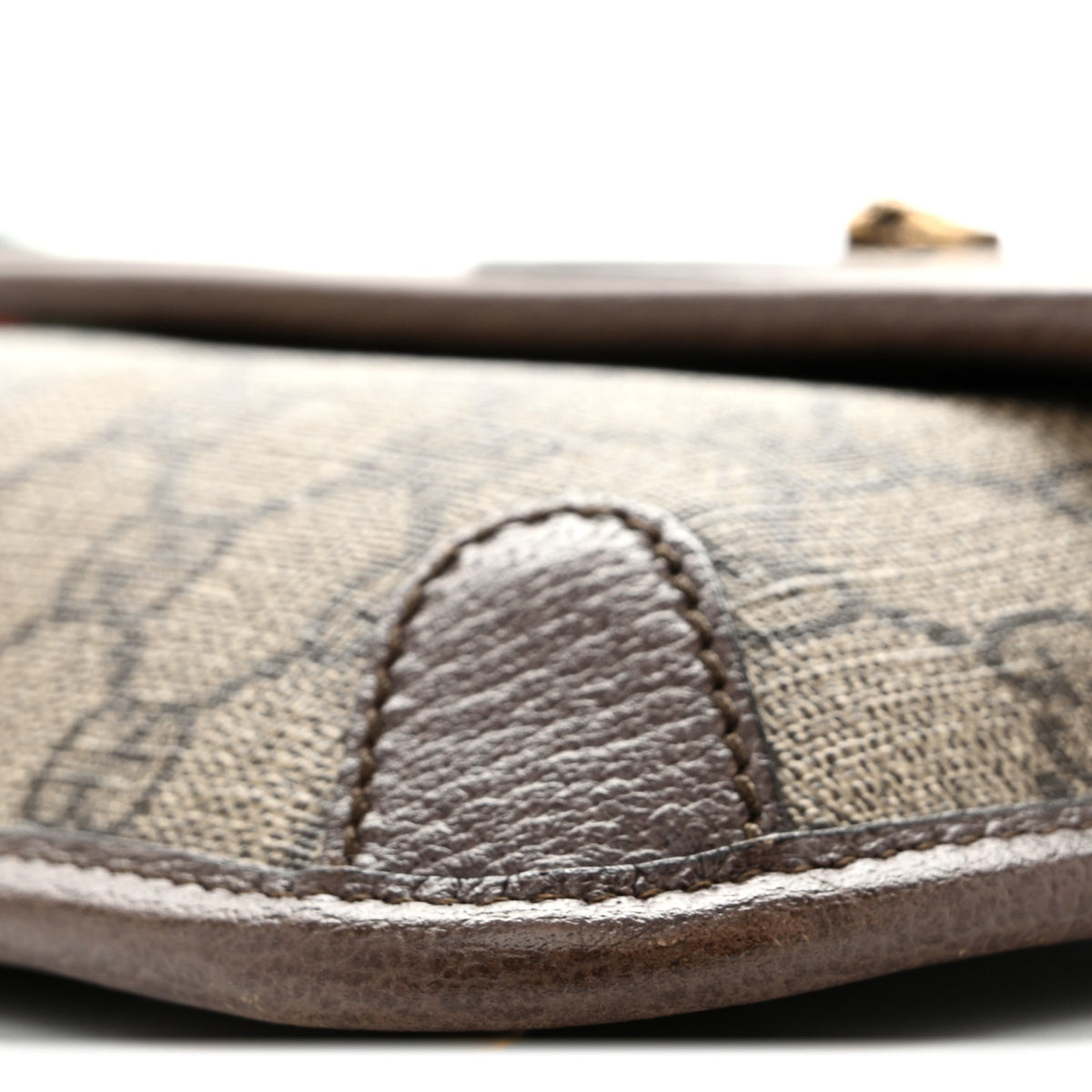 GG Supreme Web Totem Three Piece Monogram Shoulder Bag Beige New Acero