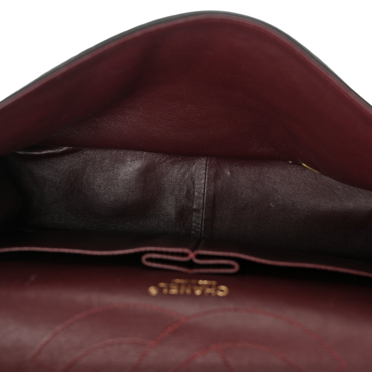 Aged Calfskin Quilted 2.55 Reissue 227 Flap Black