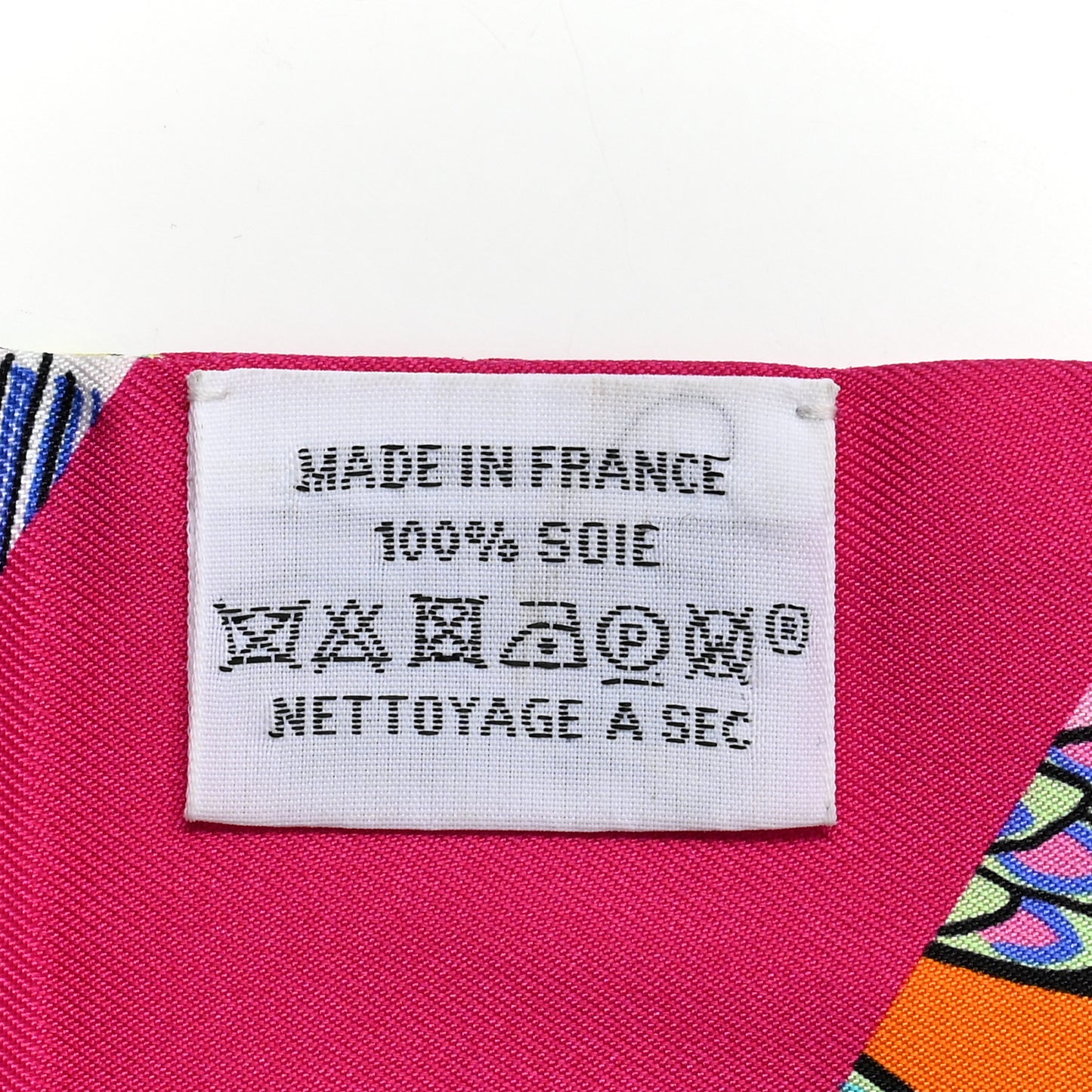 Silk Animapolis Maxi Twilly Slim Rose Vif Jaune Vif Vert