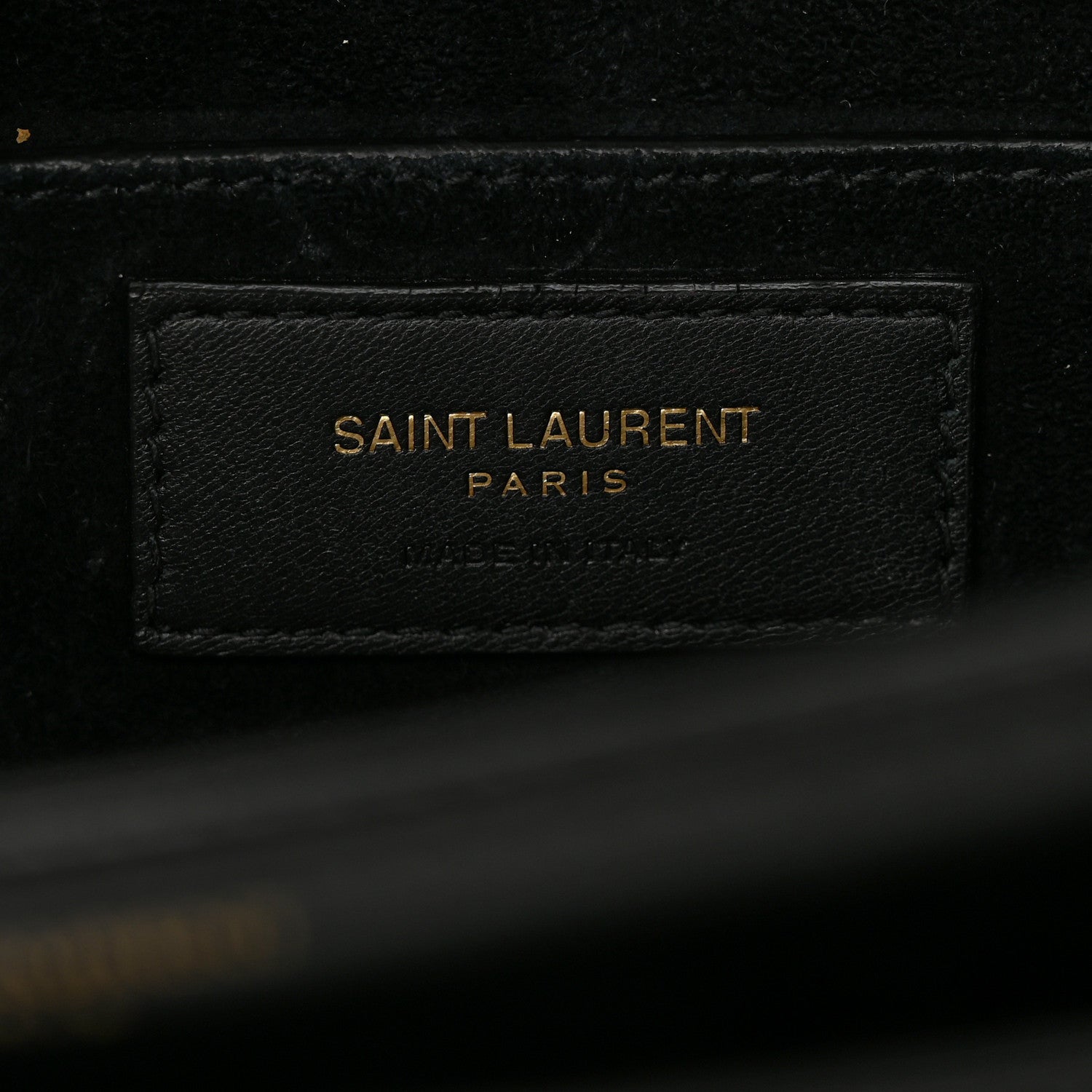 Saint Laurent Smooth Calfskin Medium Monogram Sunset Satchel Black 6 of 12