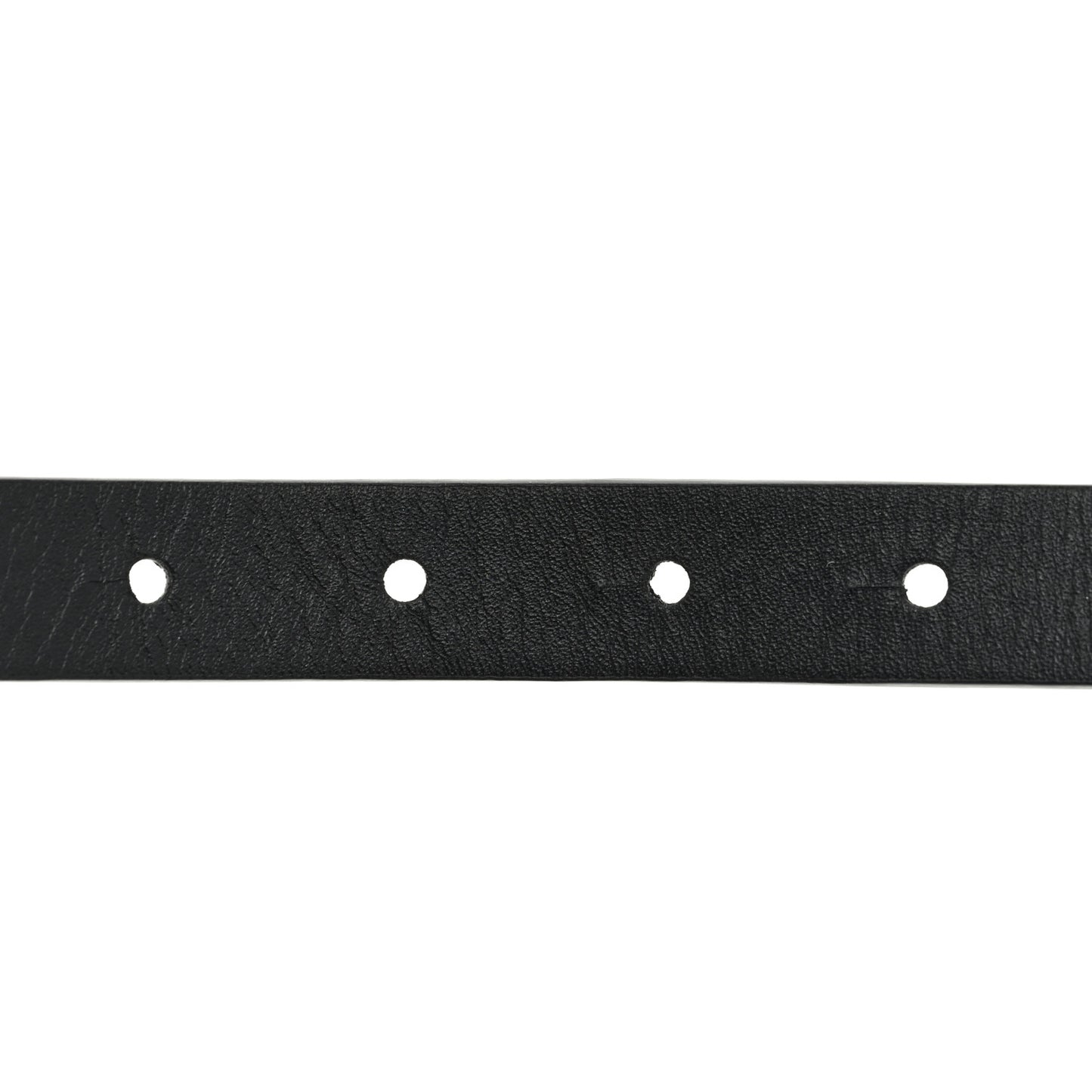 Lambskin Resin CC Heart Chain Belt 85 34 Black