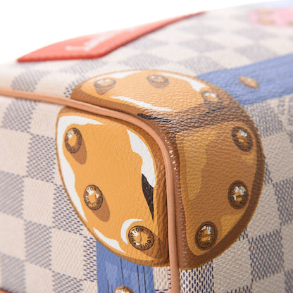 Louis Vuitton Damier Azur Summer Trunks Speedy Bandouliere 30 9 of 12