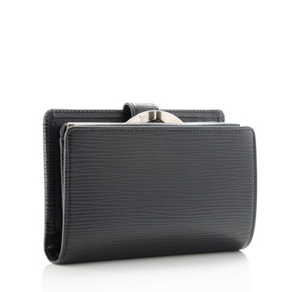 Louis Vuitton Epi French Purse Wallet Black 3 of 6