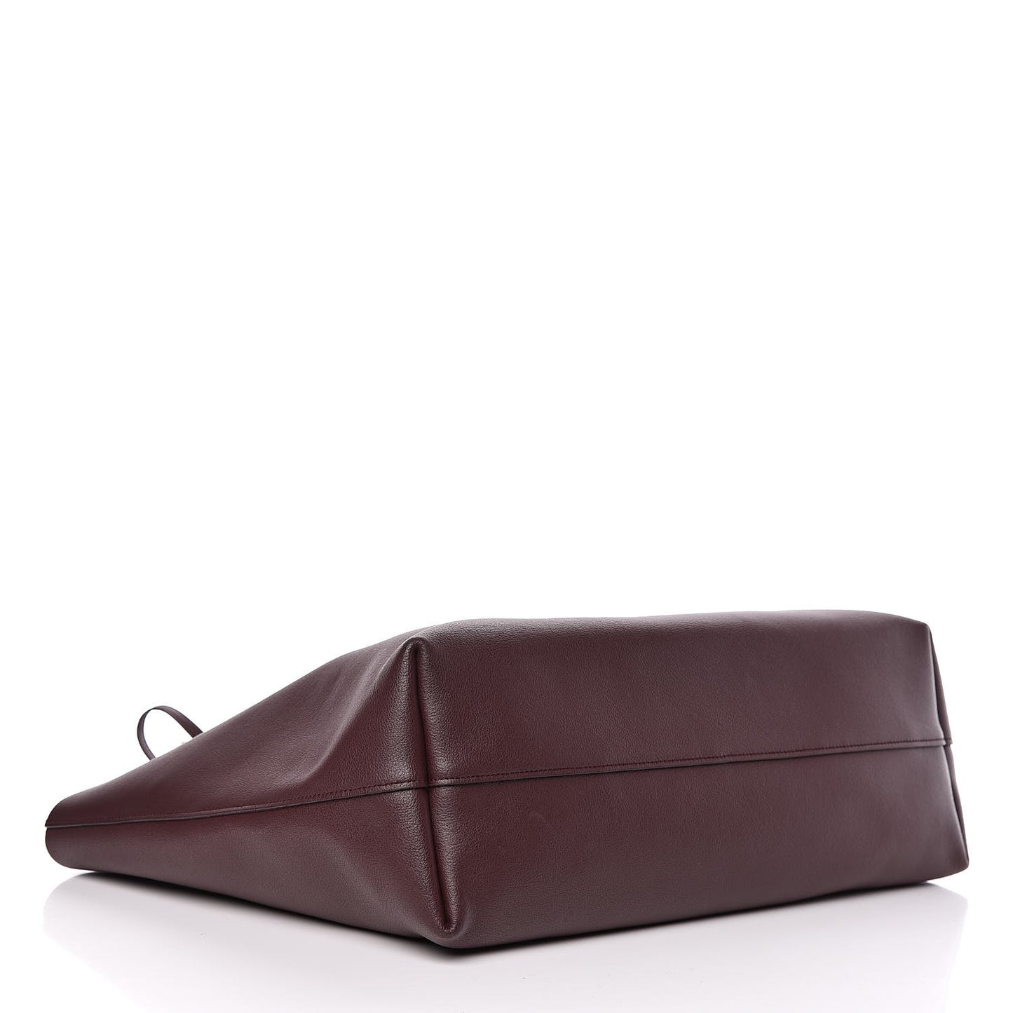 Calfskin Large Shopping Tote Bordeaux