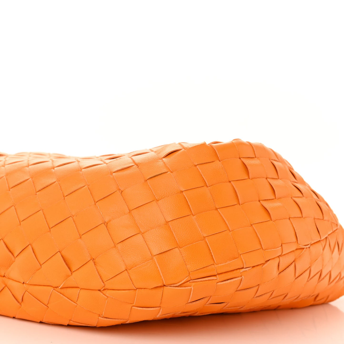 Nappa Intrecciato Teen Jodie Hobo Tangerine